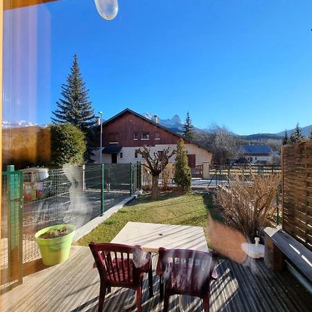 Maison + Jardin Vue Sur Les Montagnes Barcelonnette Exteriér fotografie