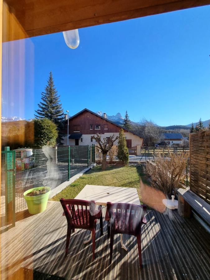 Maison + Jardin Vue Sur Les Montagnes Barcelonnette Exteriér fotografie